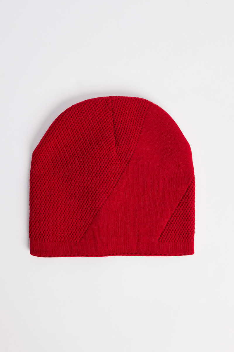 Woven Red Beanie