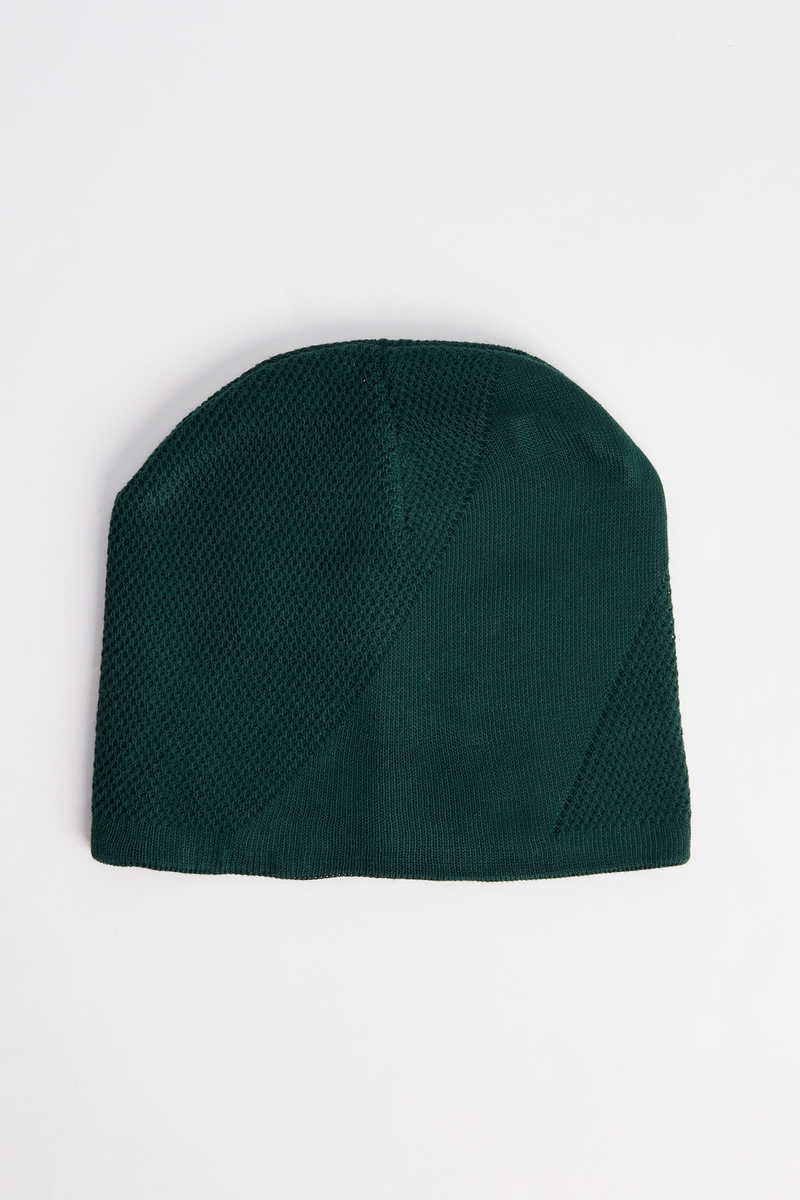 Woven Petrol Blue Beanie