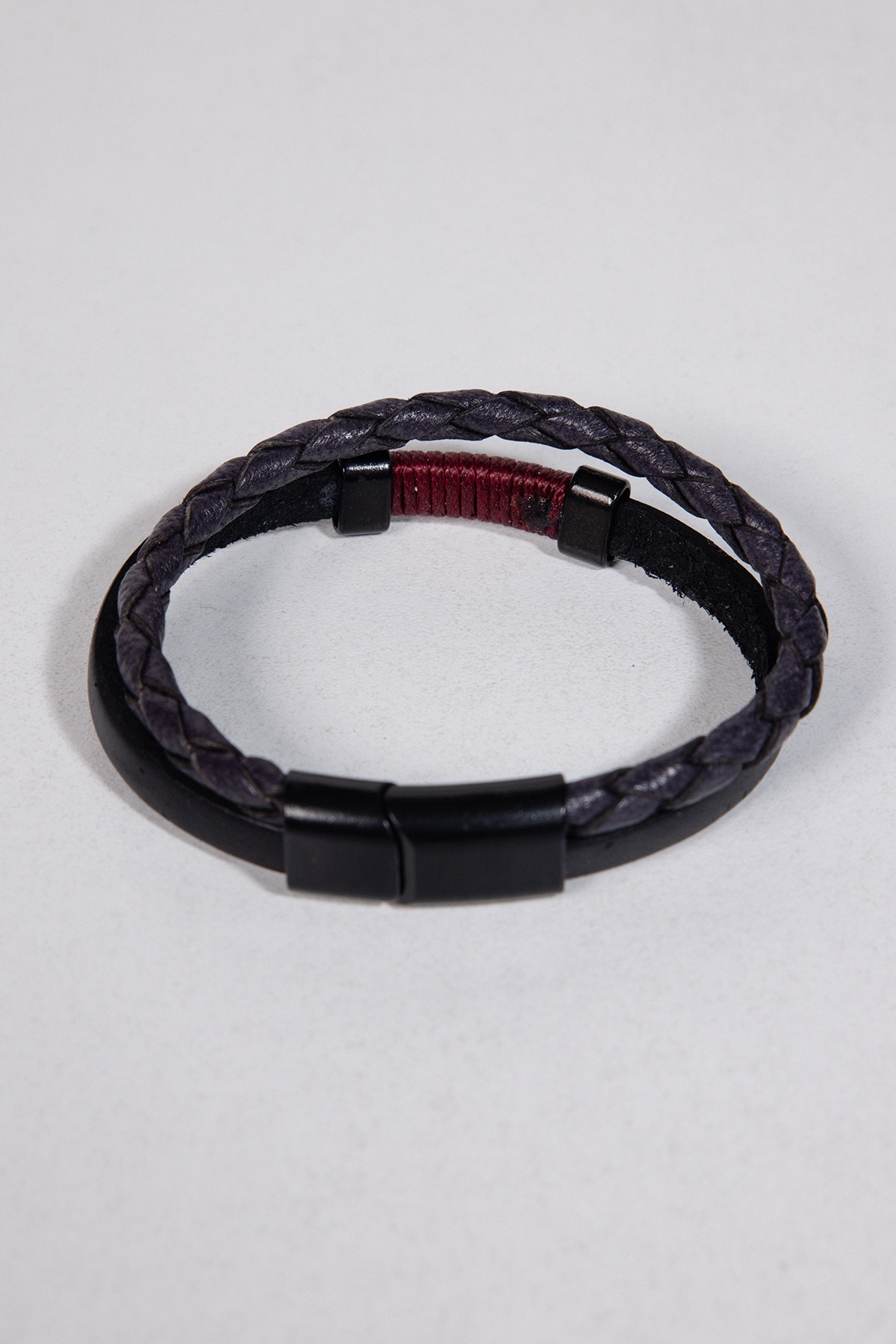 Leather Black Bracelet