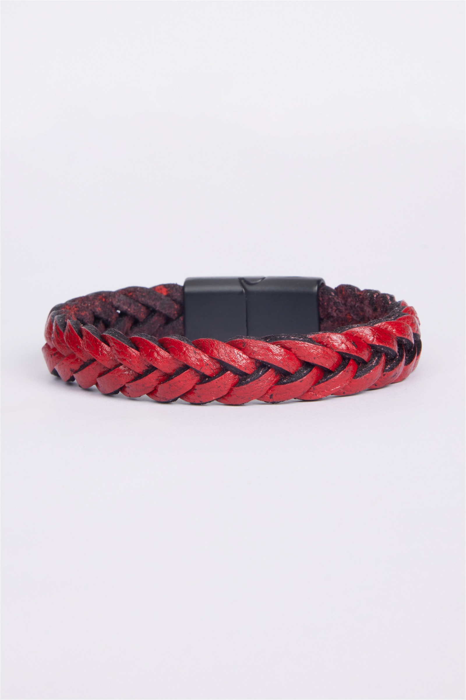 Leather Red Bracelet