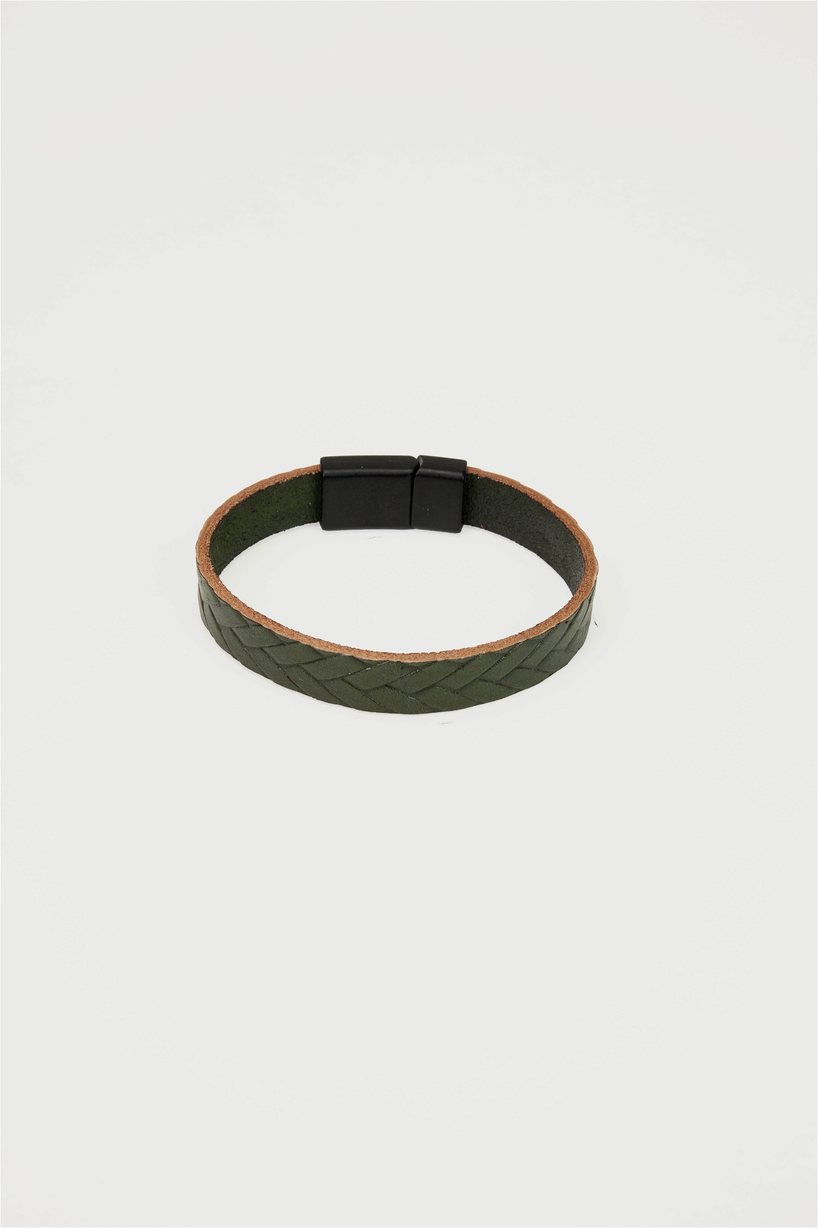 Leather Green Bracelet