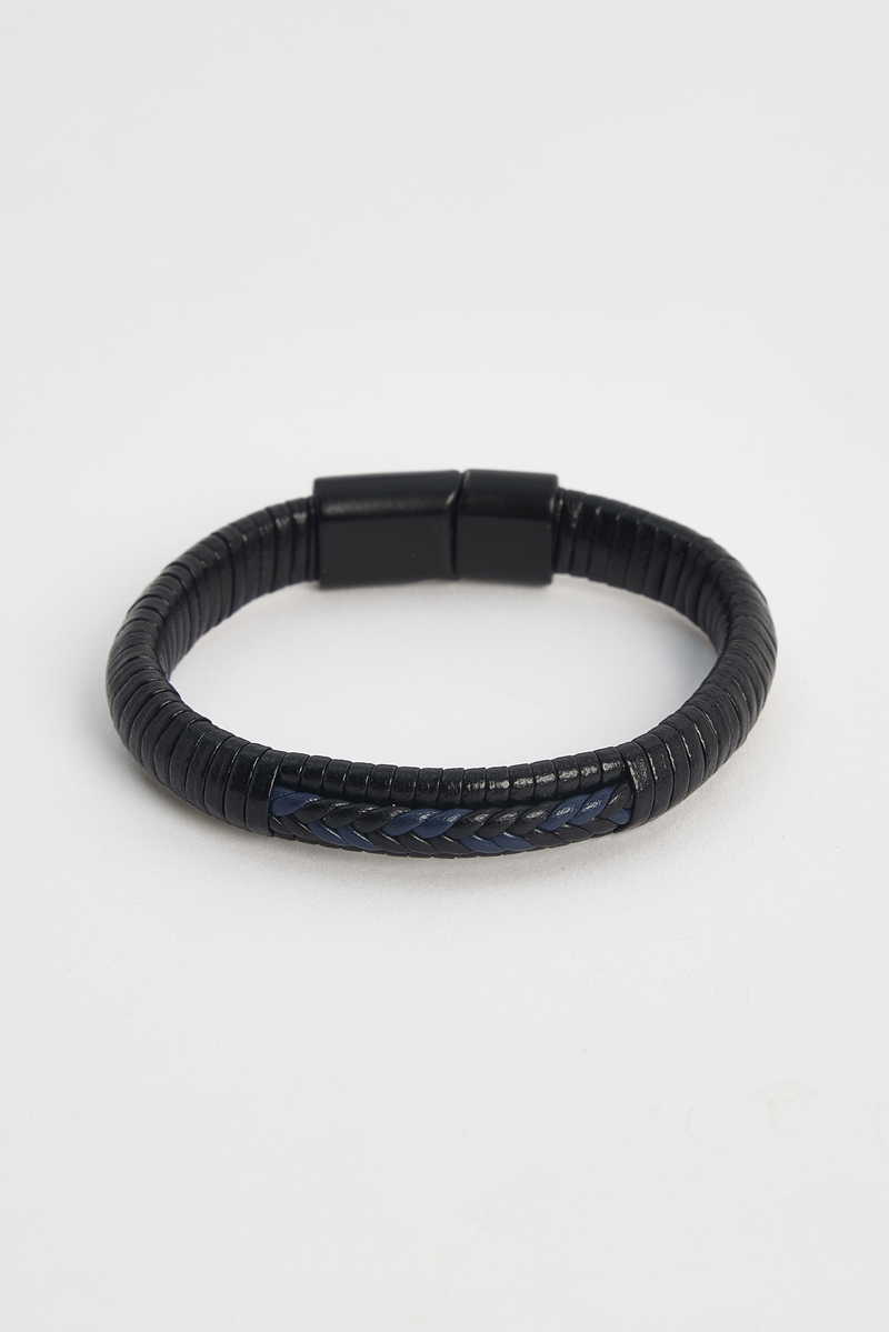 Leather Black Bracelet