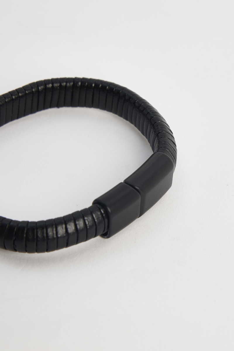 Leather Black Bracelet