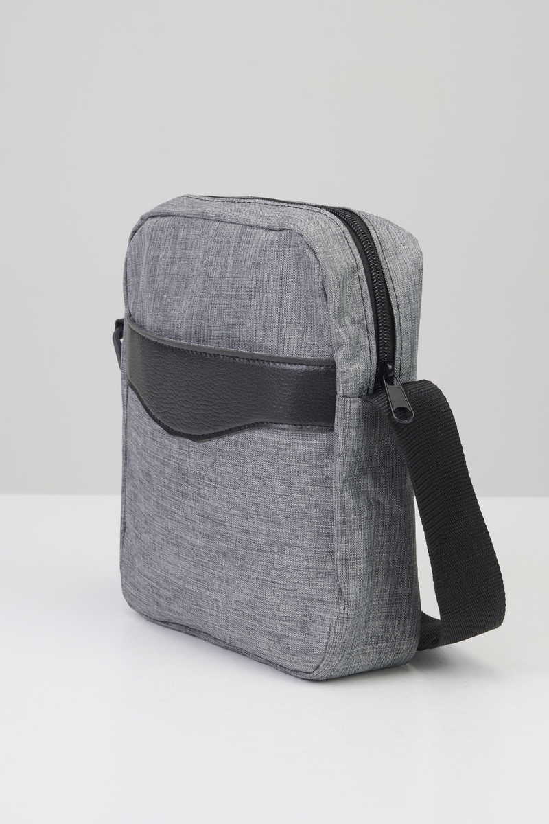 Textured Grey Bag