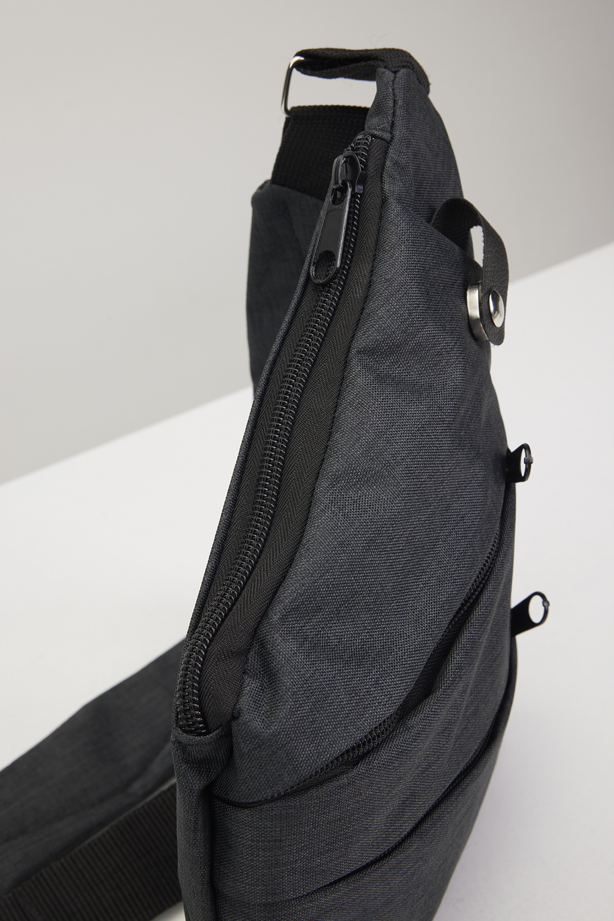 Textured Characoal Bag