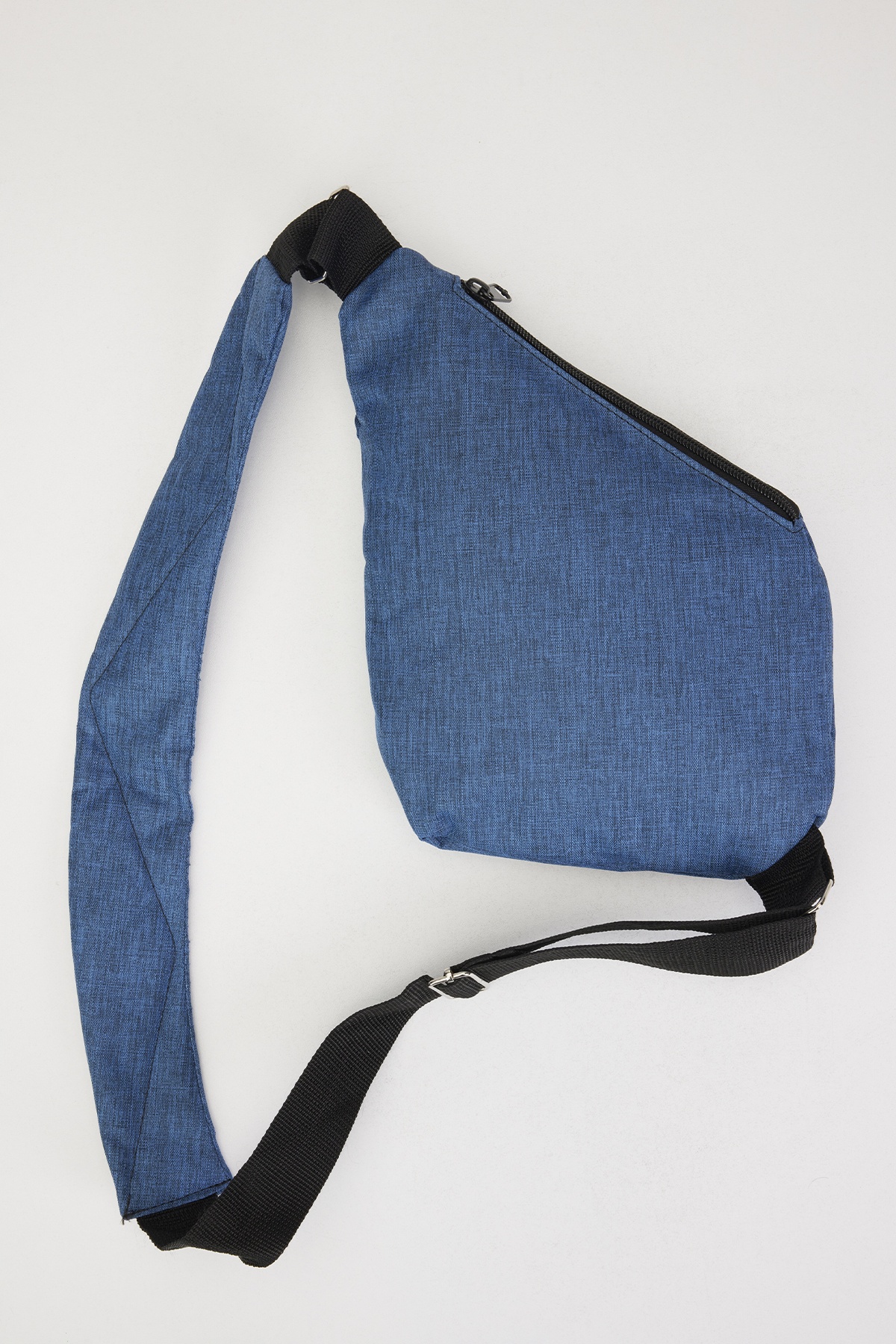 Textured Navy Blue Bag