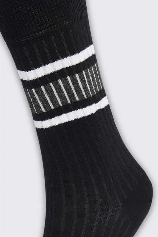 Knitted Black Socks