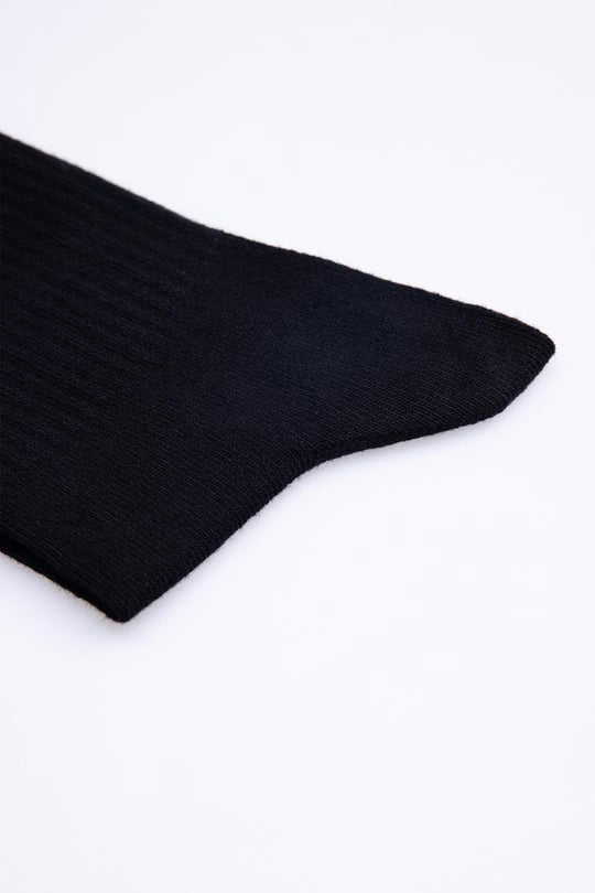 Knitted Black Socks