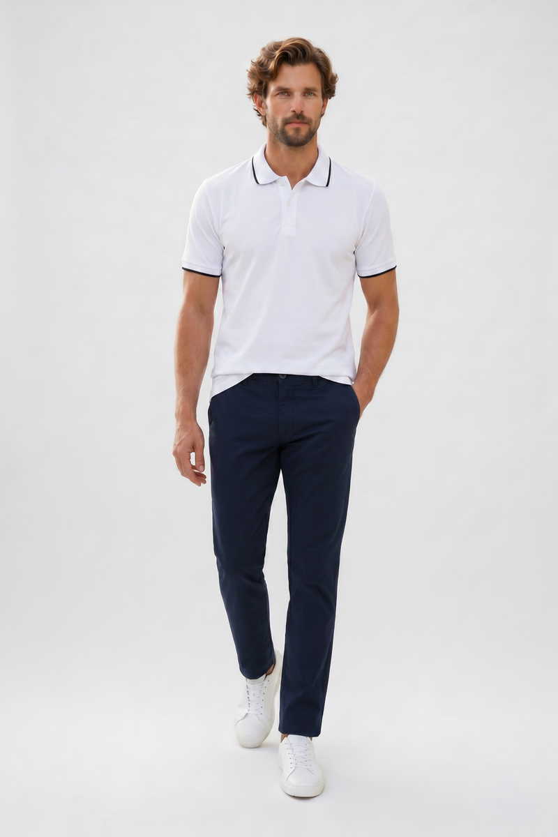 Classic Fit-Comfort Fit - Правa Кройка Тениска