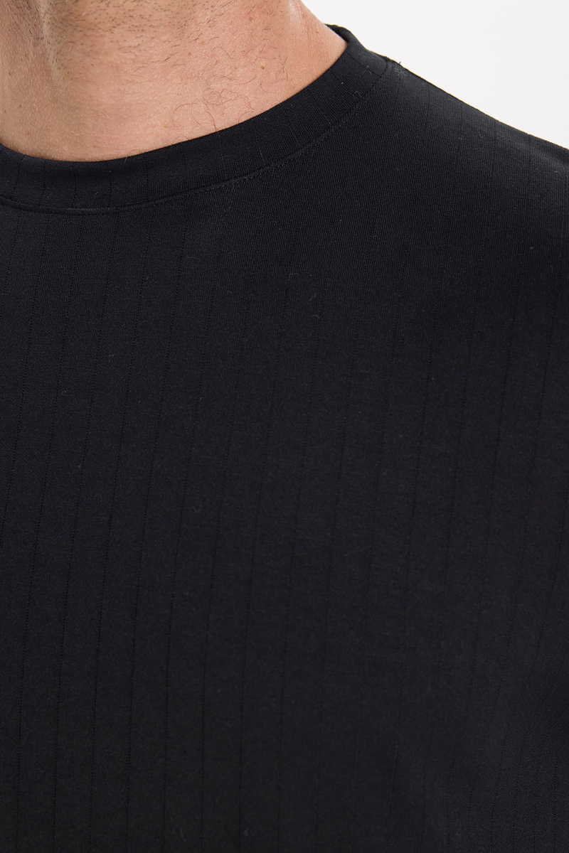 Striped Black T-Shirt Striped Black T-Shirt