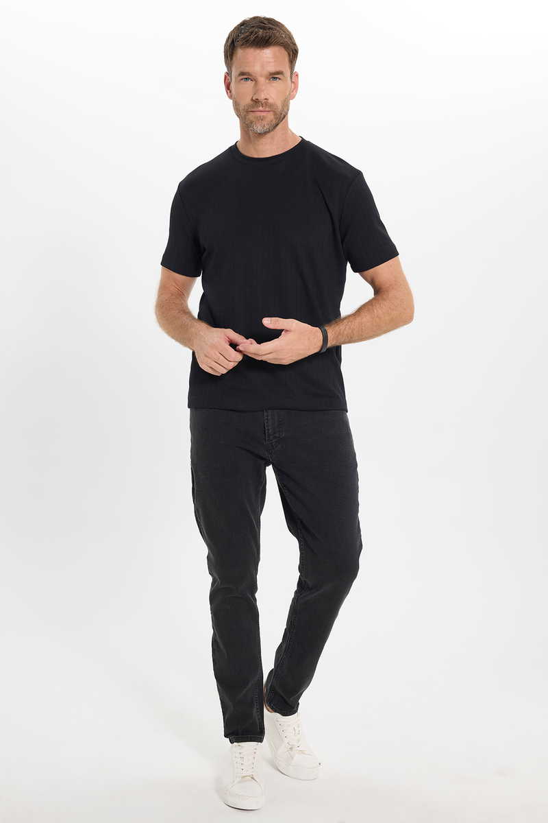 Striped Black T-Shirt Striped Black T-Shirt