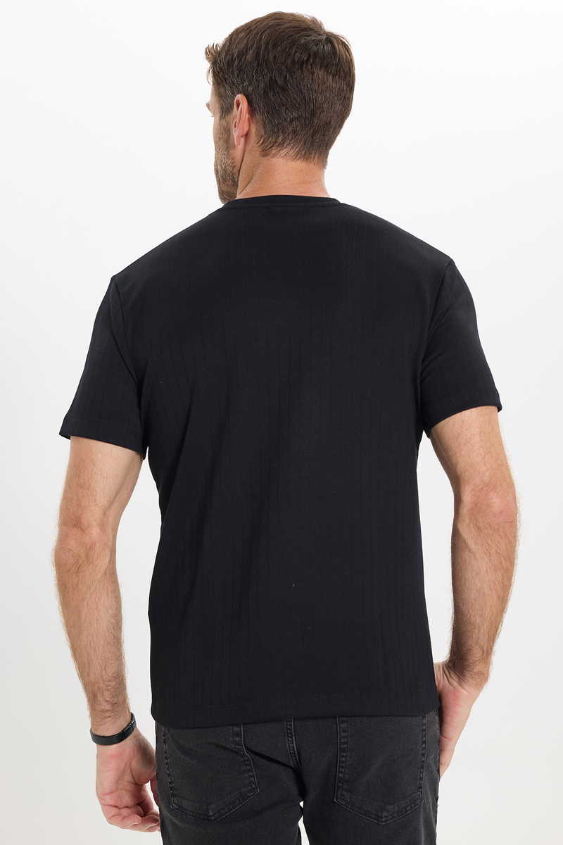 Striped Black T-Shirt Striped Black T-Shirt