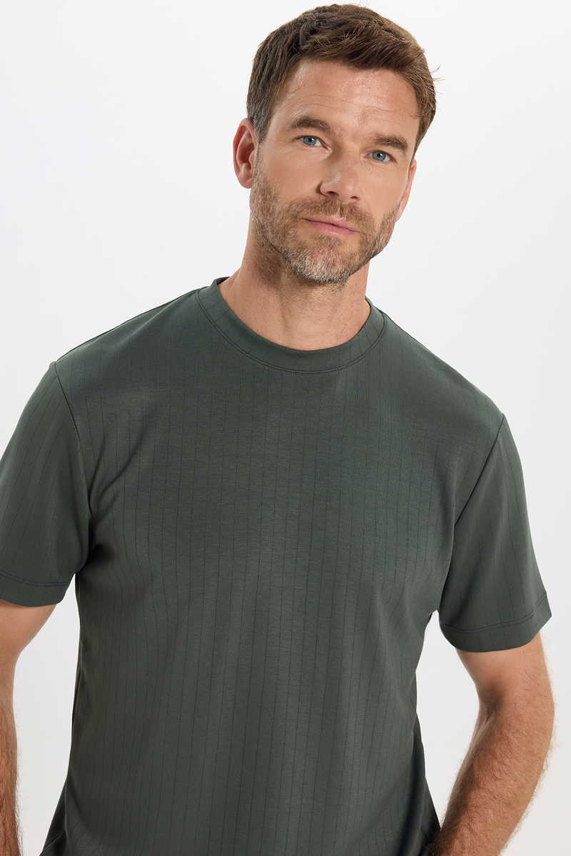 Striped Green T-Shirt