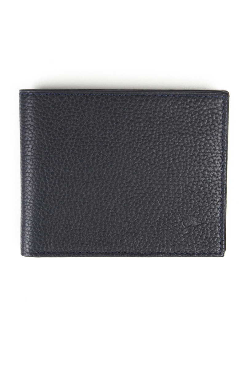 Leather Navy Blue Wallet