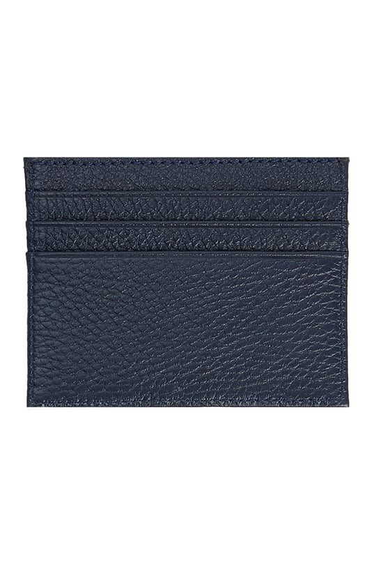 Leather Navy Blue Wallet