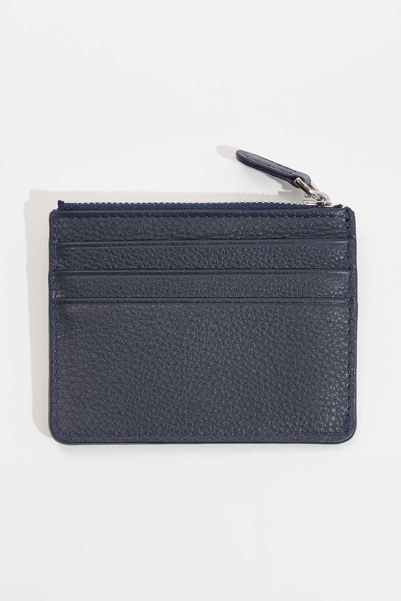 Leather Navy Blue Wallet Leather Navy Blue Wallet