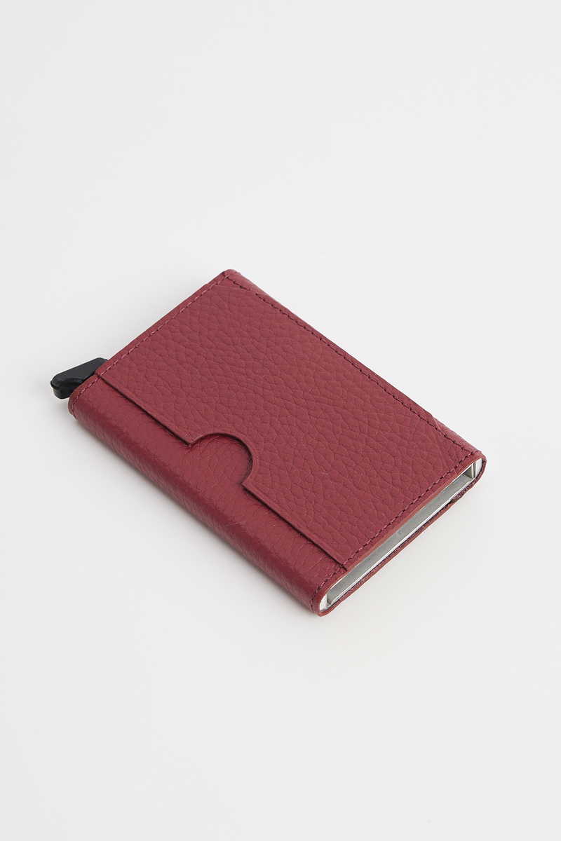 Leather Claret Red Wallet Leather Claret Red Wallet