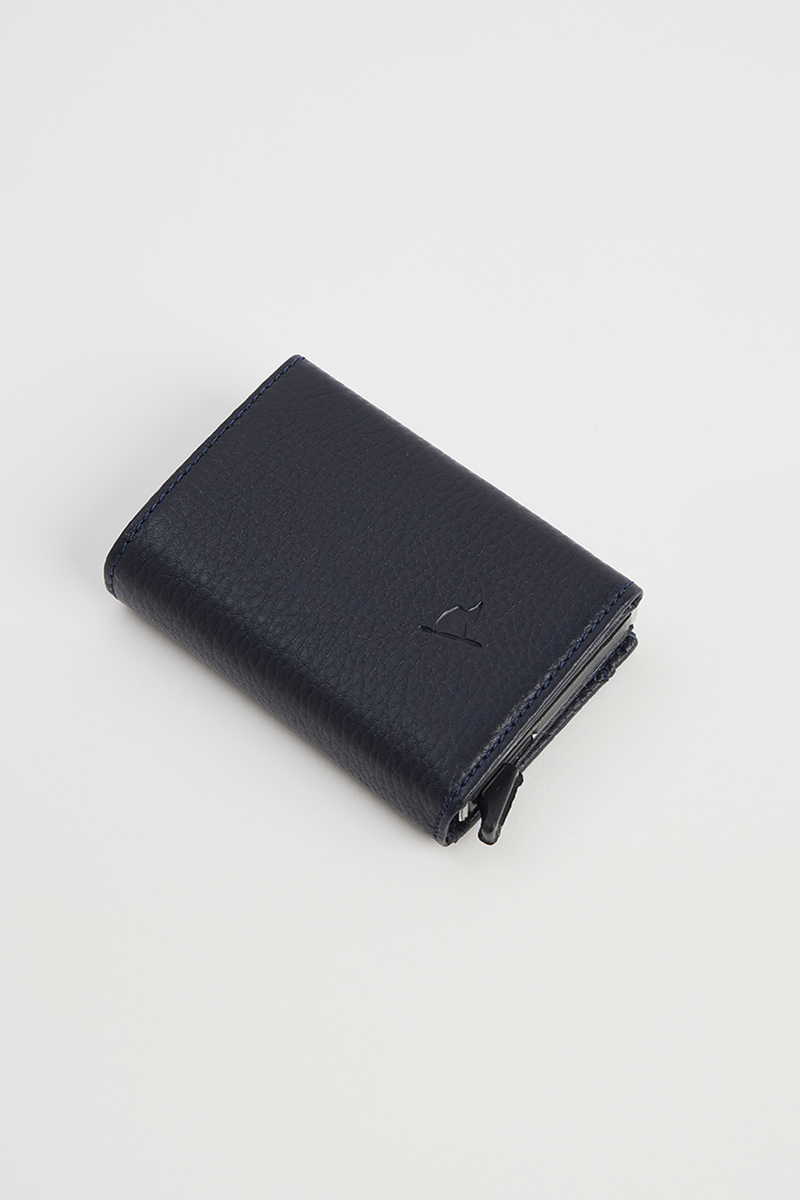 Leather Navy Blue Wallet Leather Navy Blue Wallet