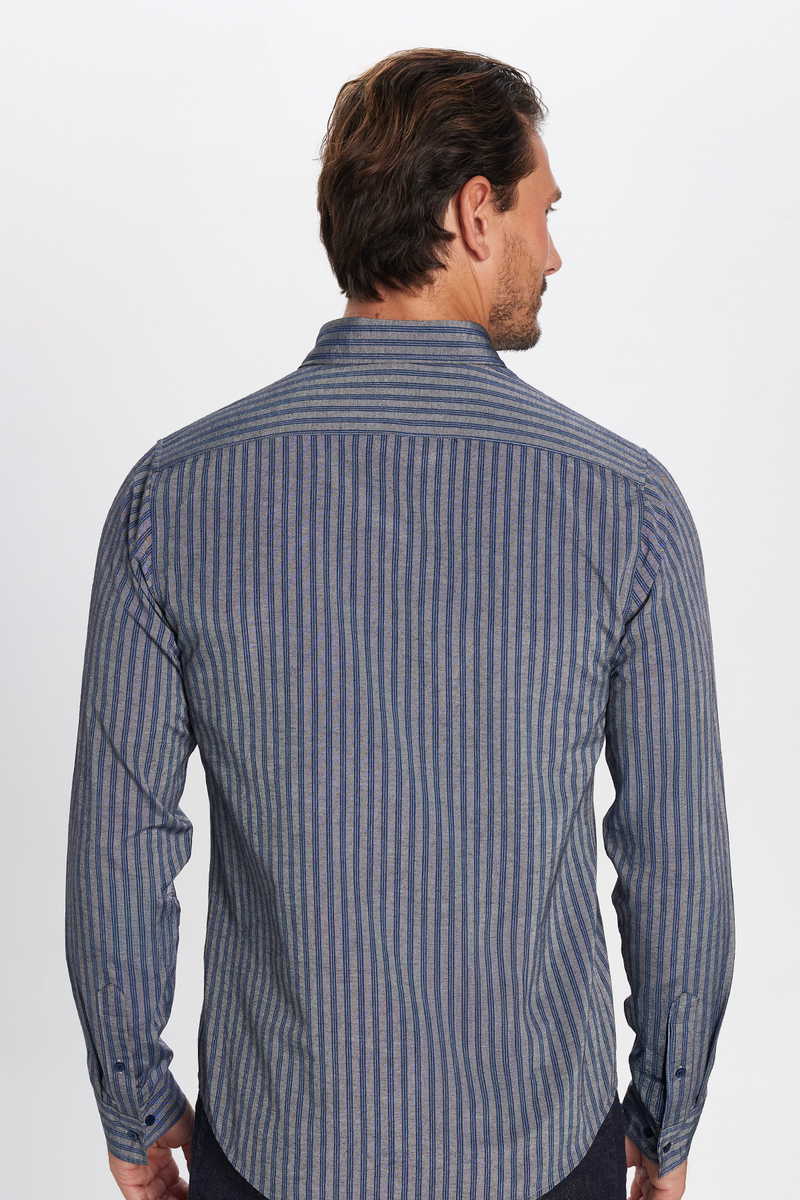 Slim Fit-Strukirana Košulja