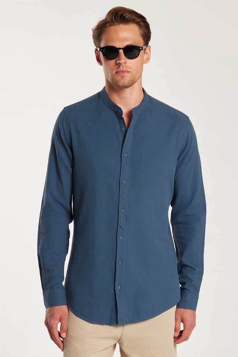 Slim Fit-Strukirana Košulja Slim Fit-Strukirana Košulja