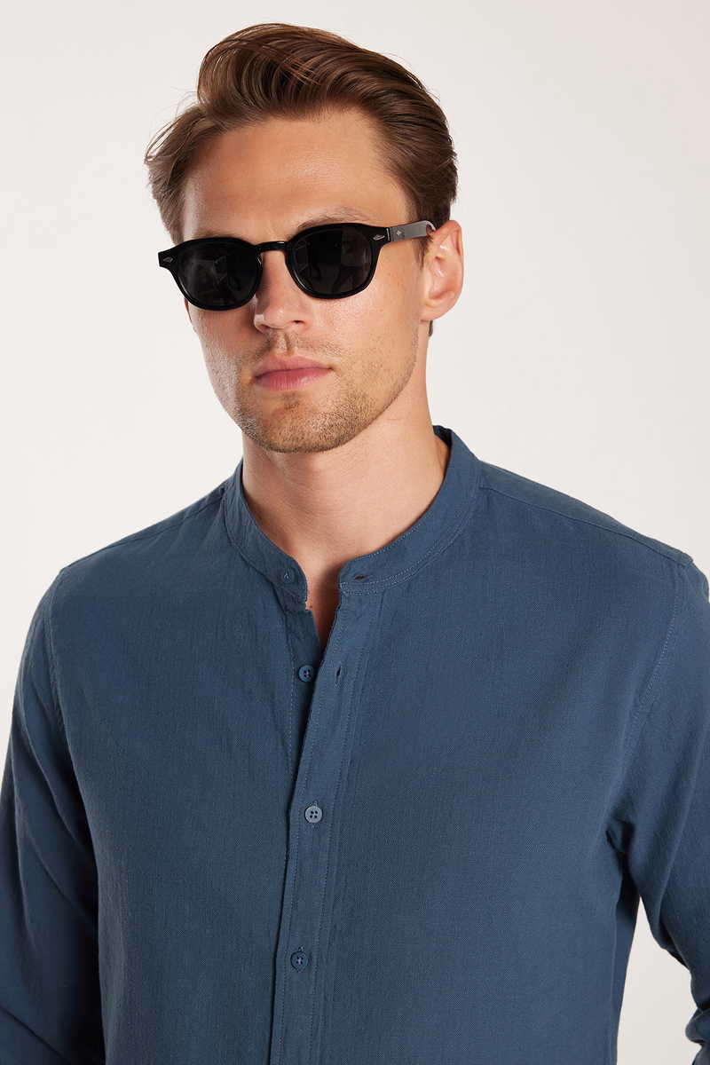 Slim Fit-Strukirana Košulja Slim Fit-Strukirana Košulja