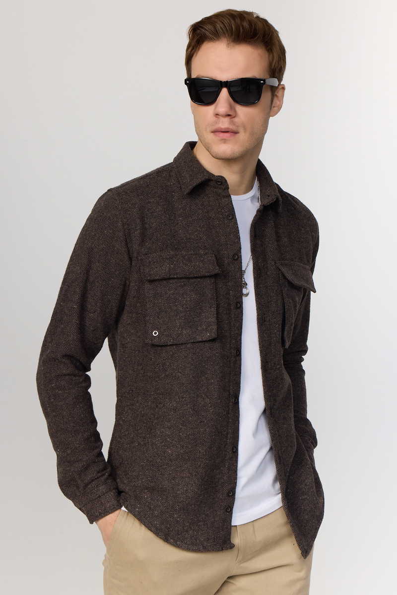 Plain Brown Shirt