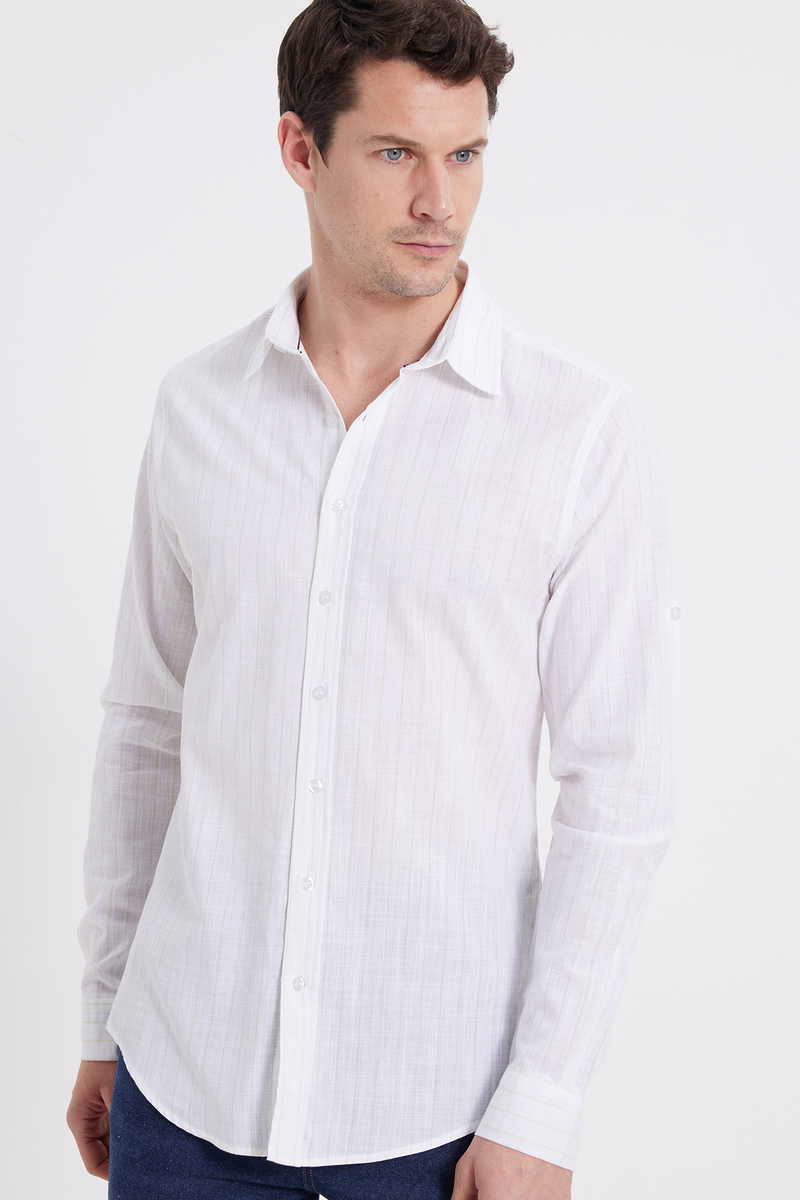 Слим фит Кошула