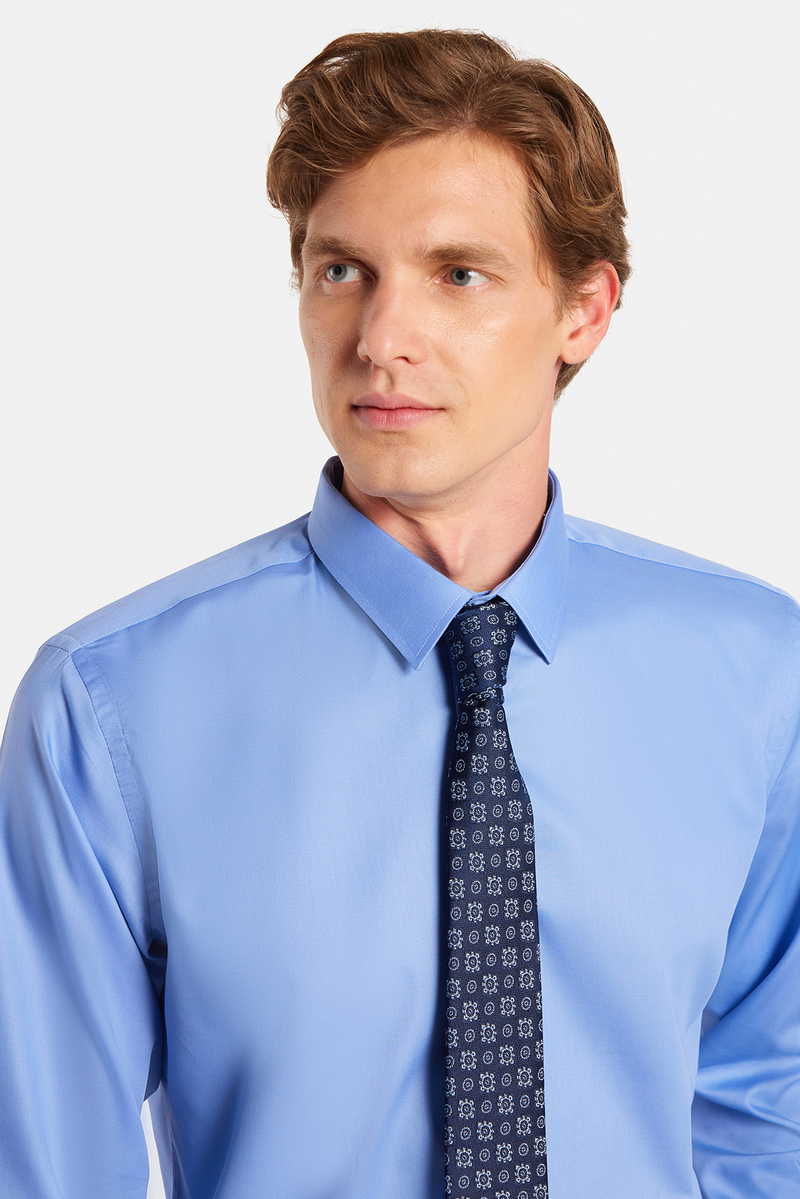 Slim Fit-Strukirana Košulja