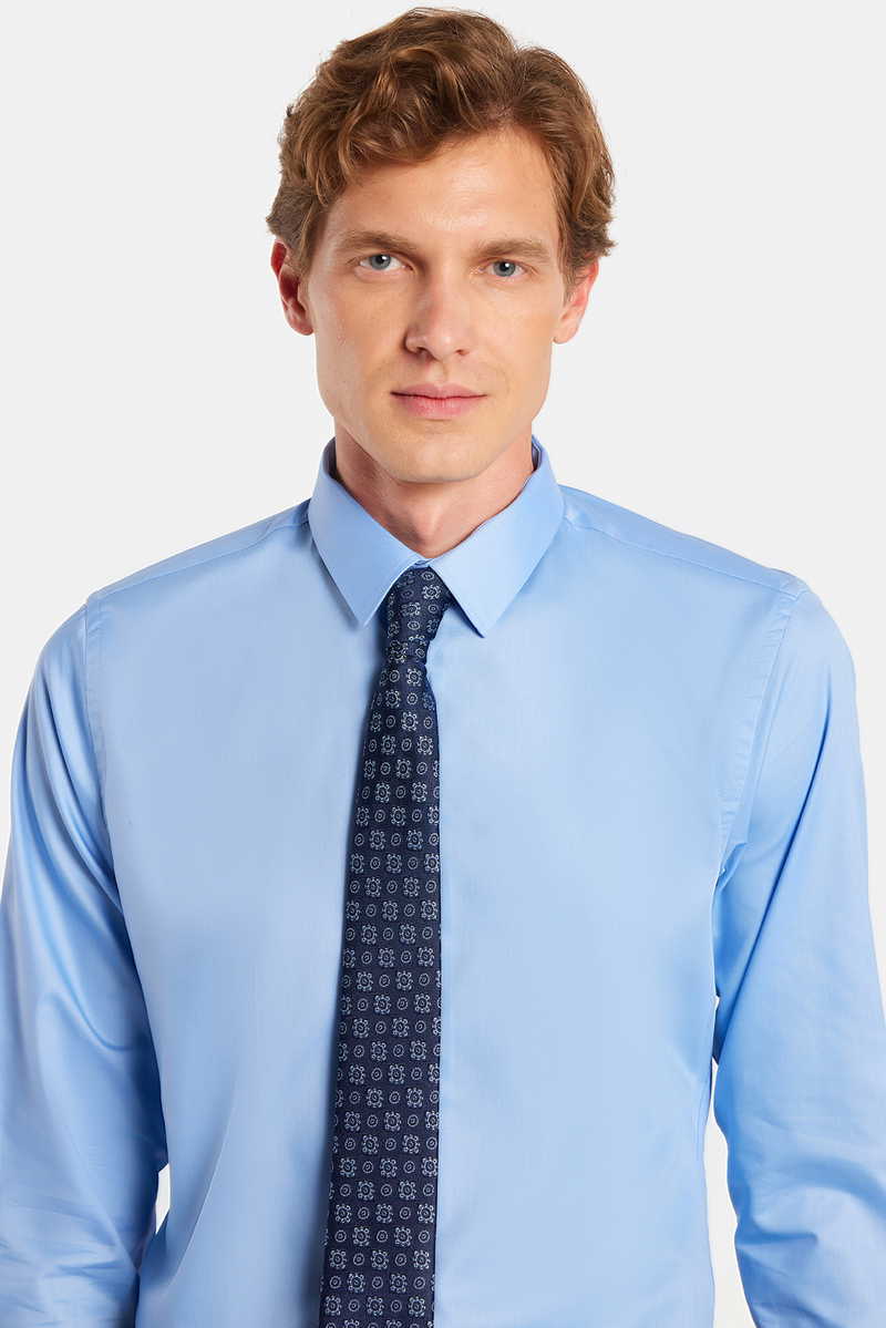 Slim Fit-Strukirana Košulja