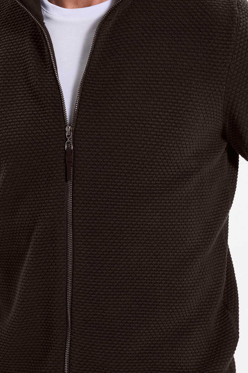 Textured  Cardigan