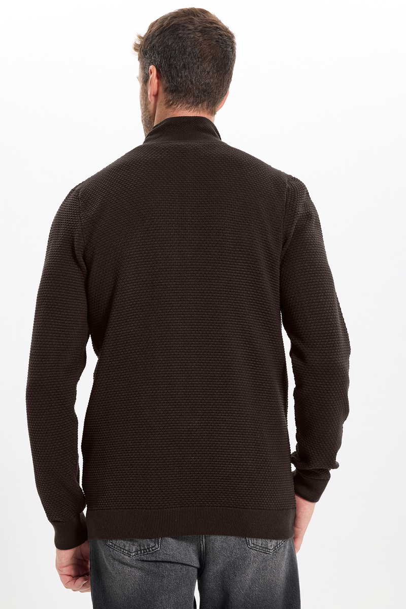 Textured  Cardigan