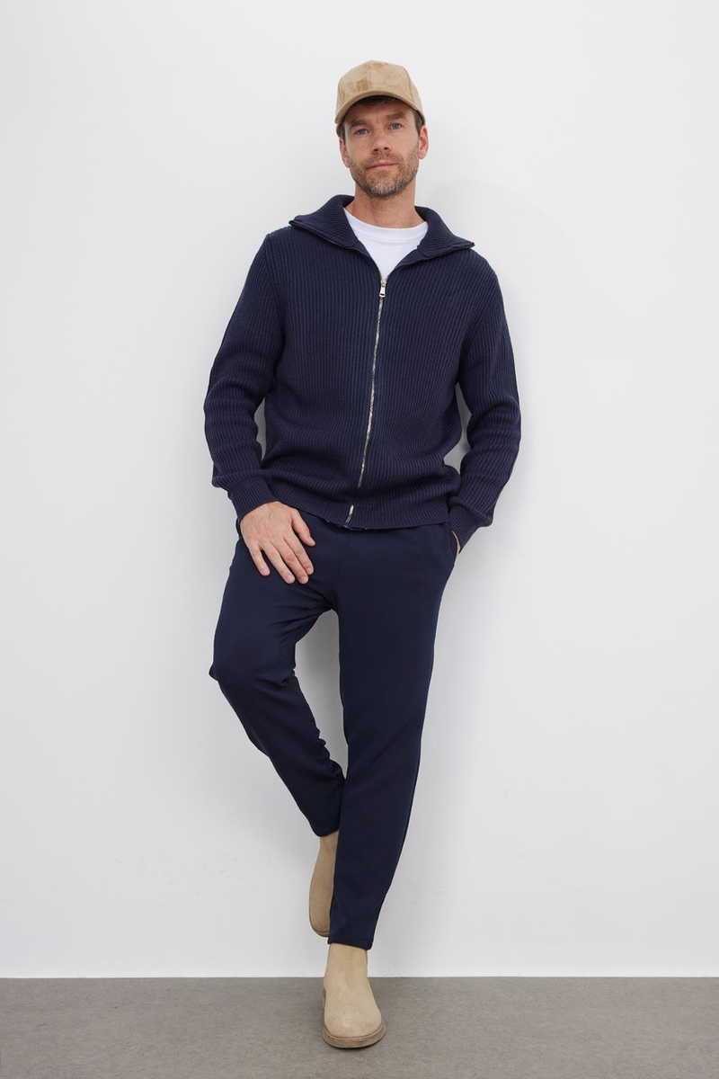  Mornarsko plava Kardigan