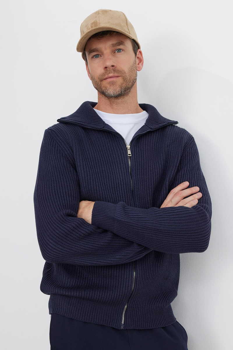  Mornarsko plava Kardigan