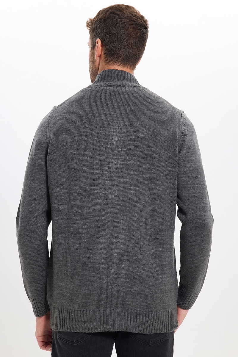 Plain Grey Cardigan