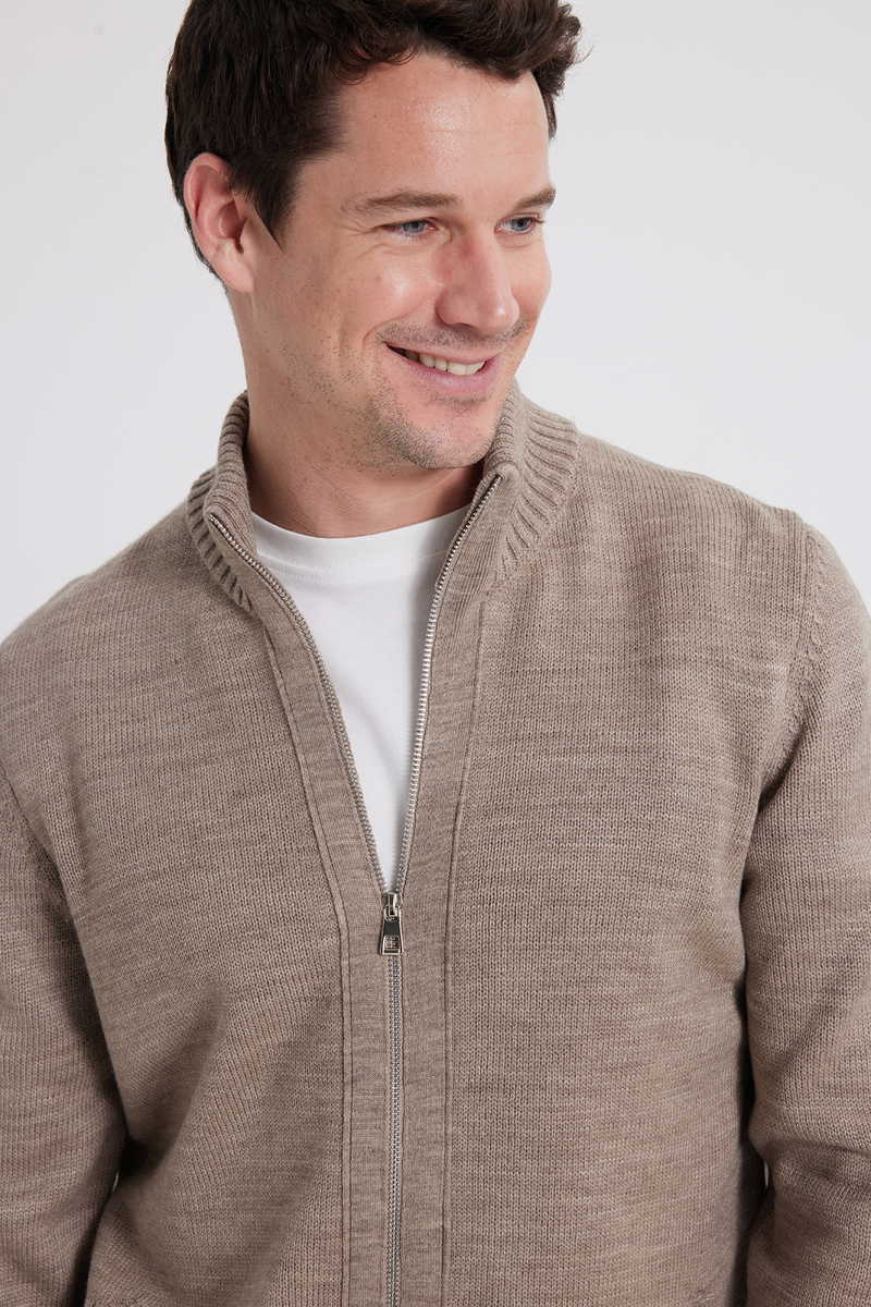 Plain Brown Cardigan