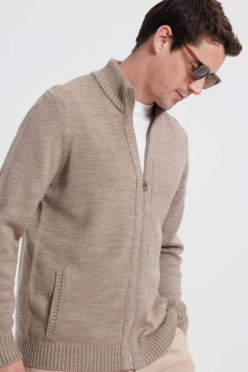 Plain Brown Cardigan
