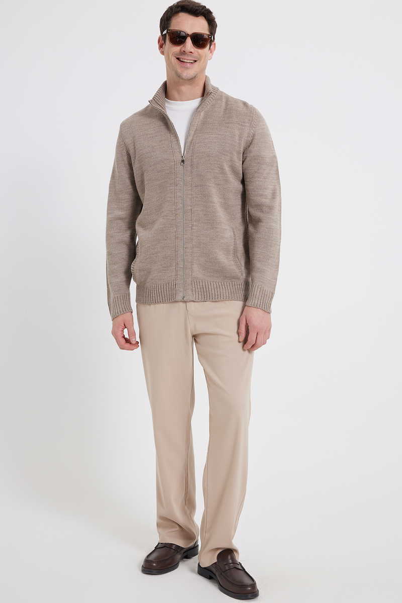 Plain Brown Cardigan