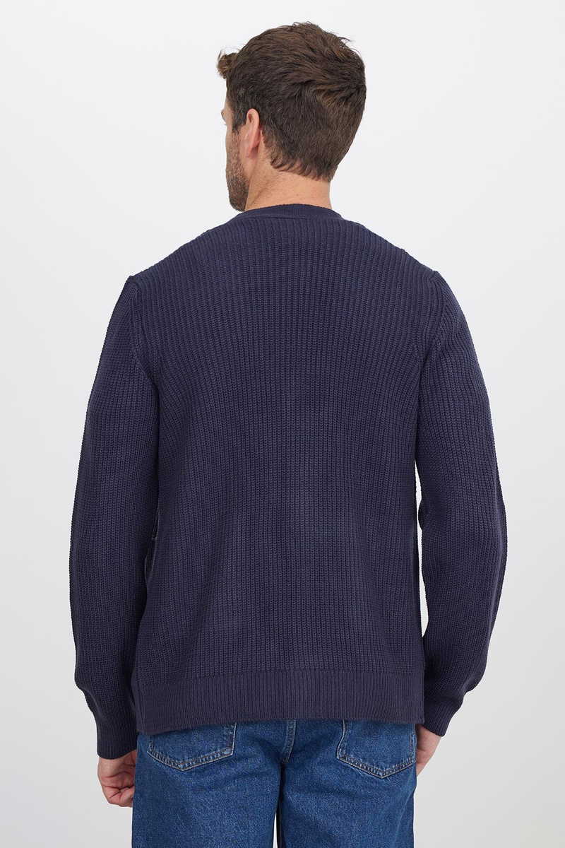 Jednobojni Mornarsko plava Kardigan Jednobojni Mornarsko plava Kardigan