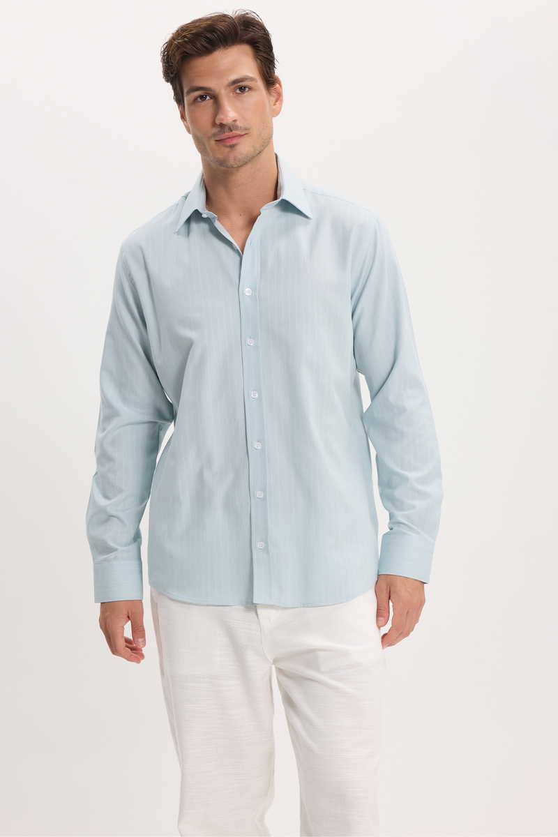 Striped Mint Shirt
