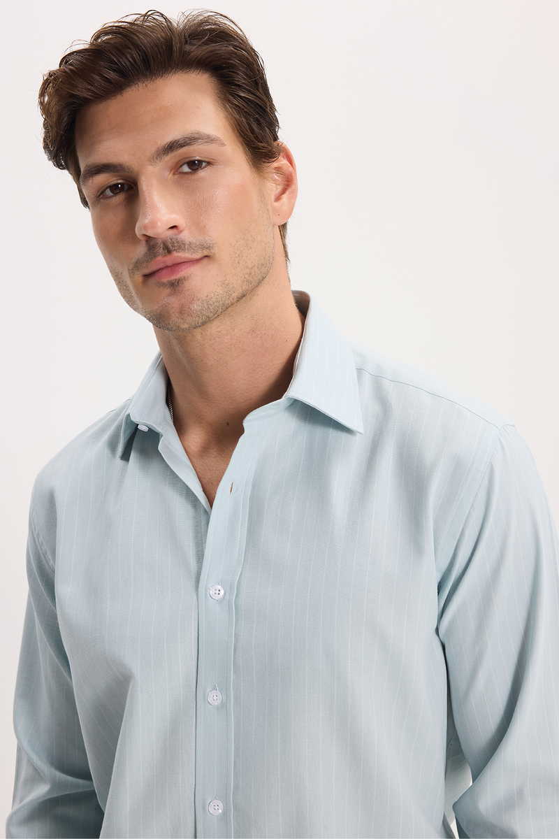 Striped Mint Shirt