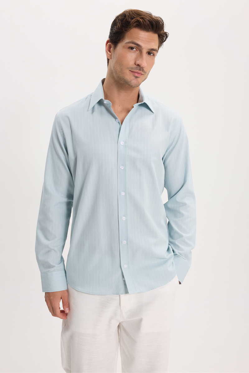 Striped Mint Shirt Striped Mint Shirt