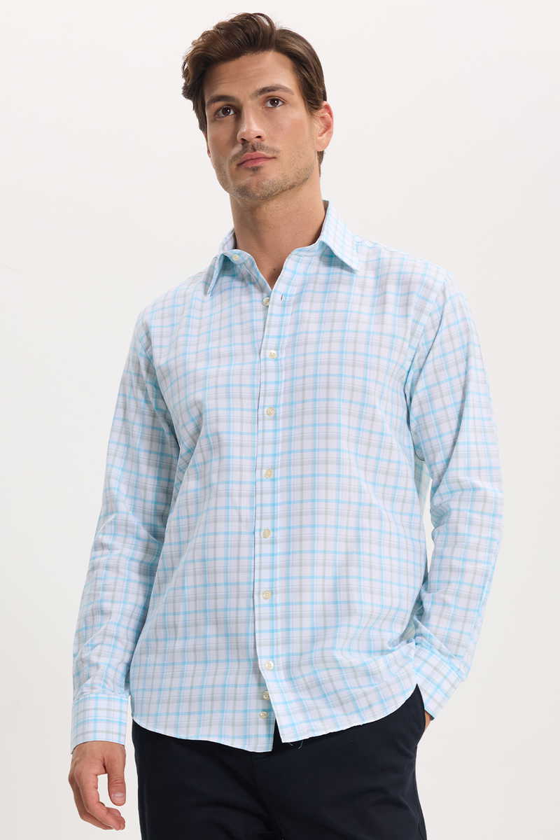 Striped White Shirt