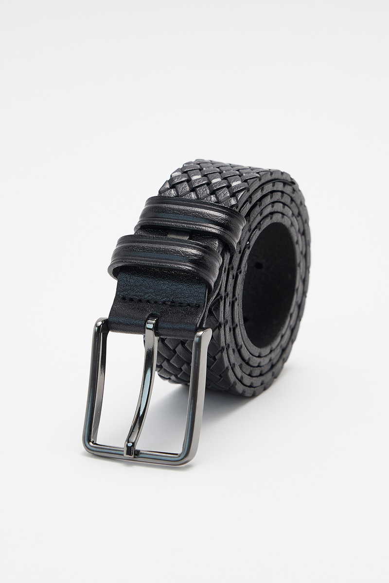 Patterned Black Belt