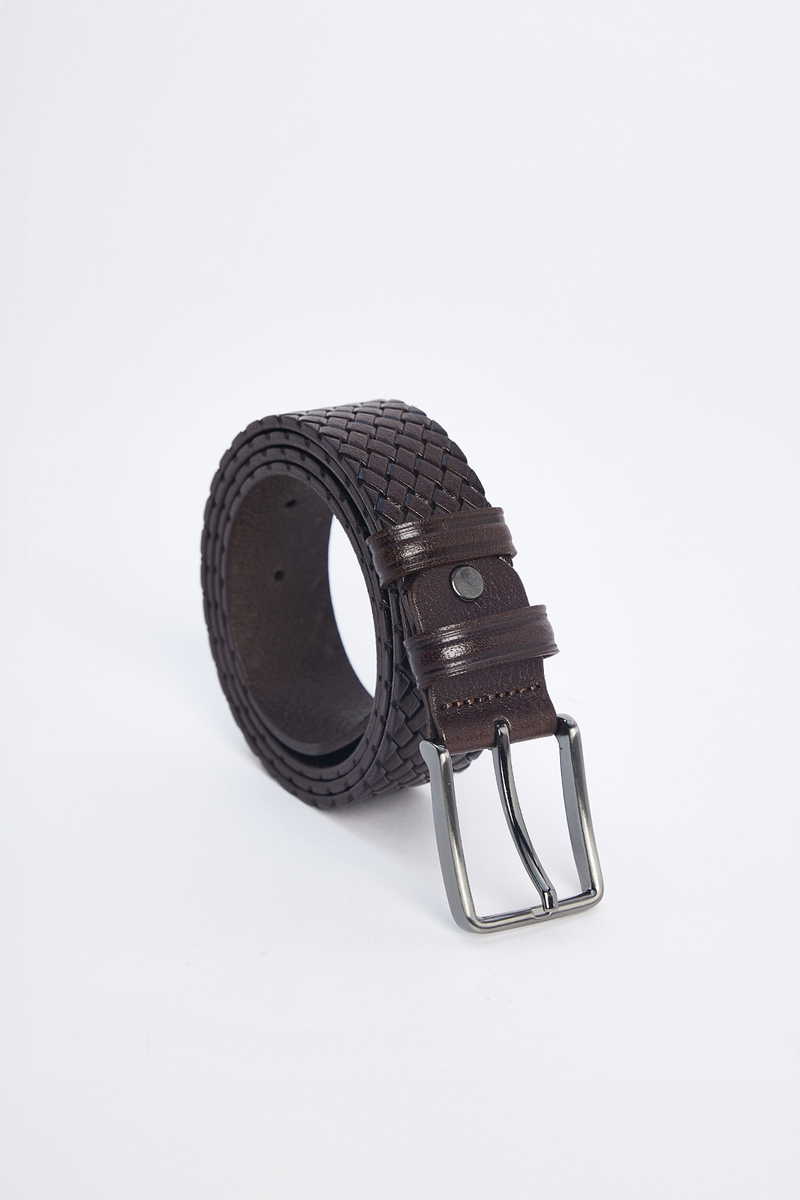 Patterned Brown Belt