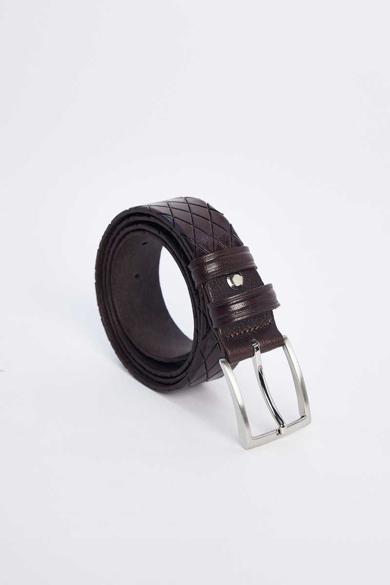 Patterned Brown Belt