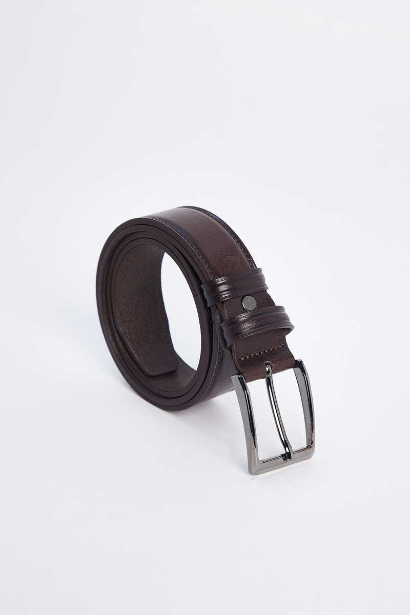 Patterned Brown Belt