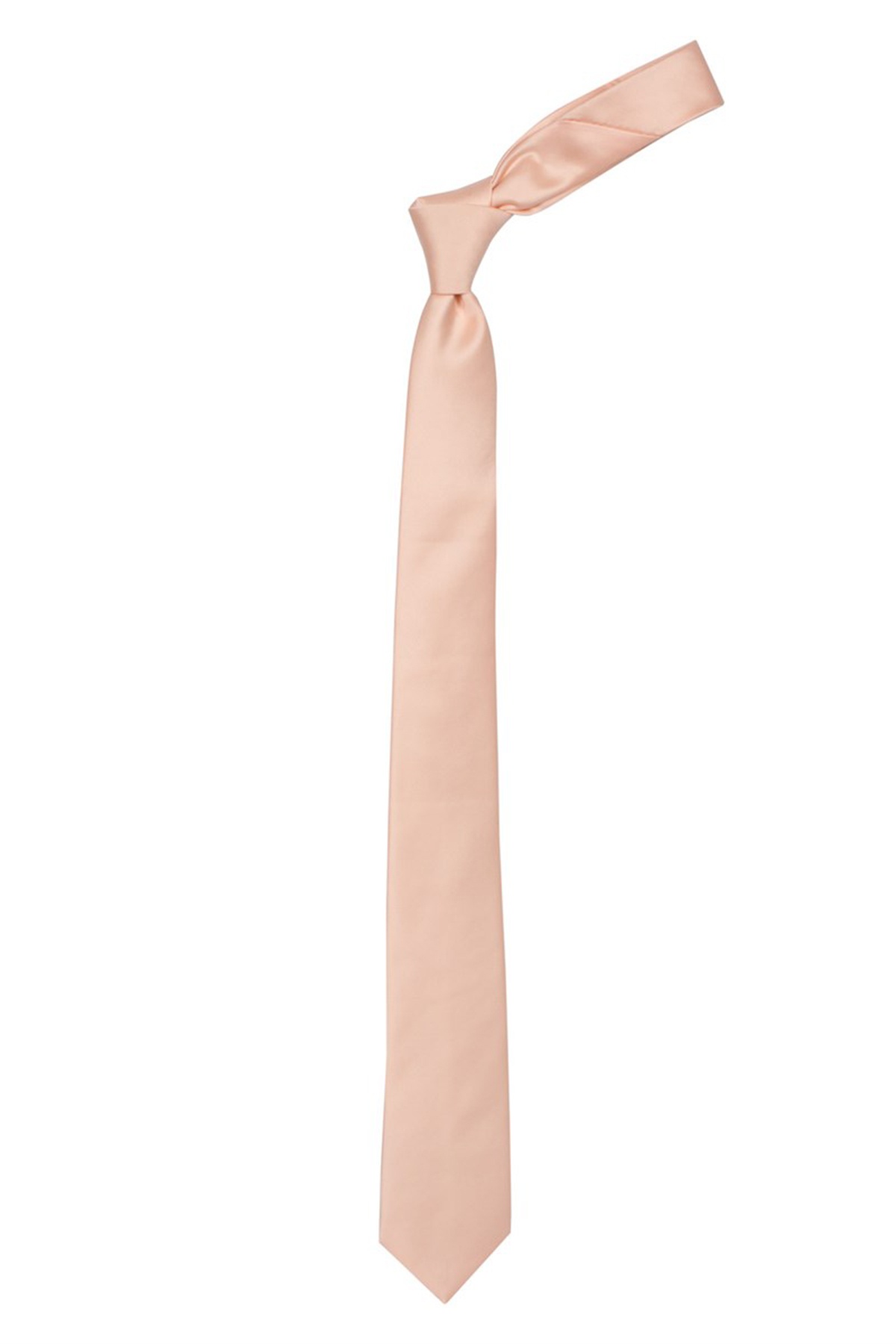 Lazacrózsaszín színű klasszikus nyakkendő