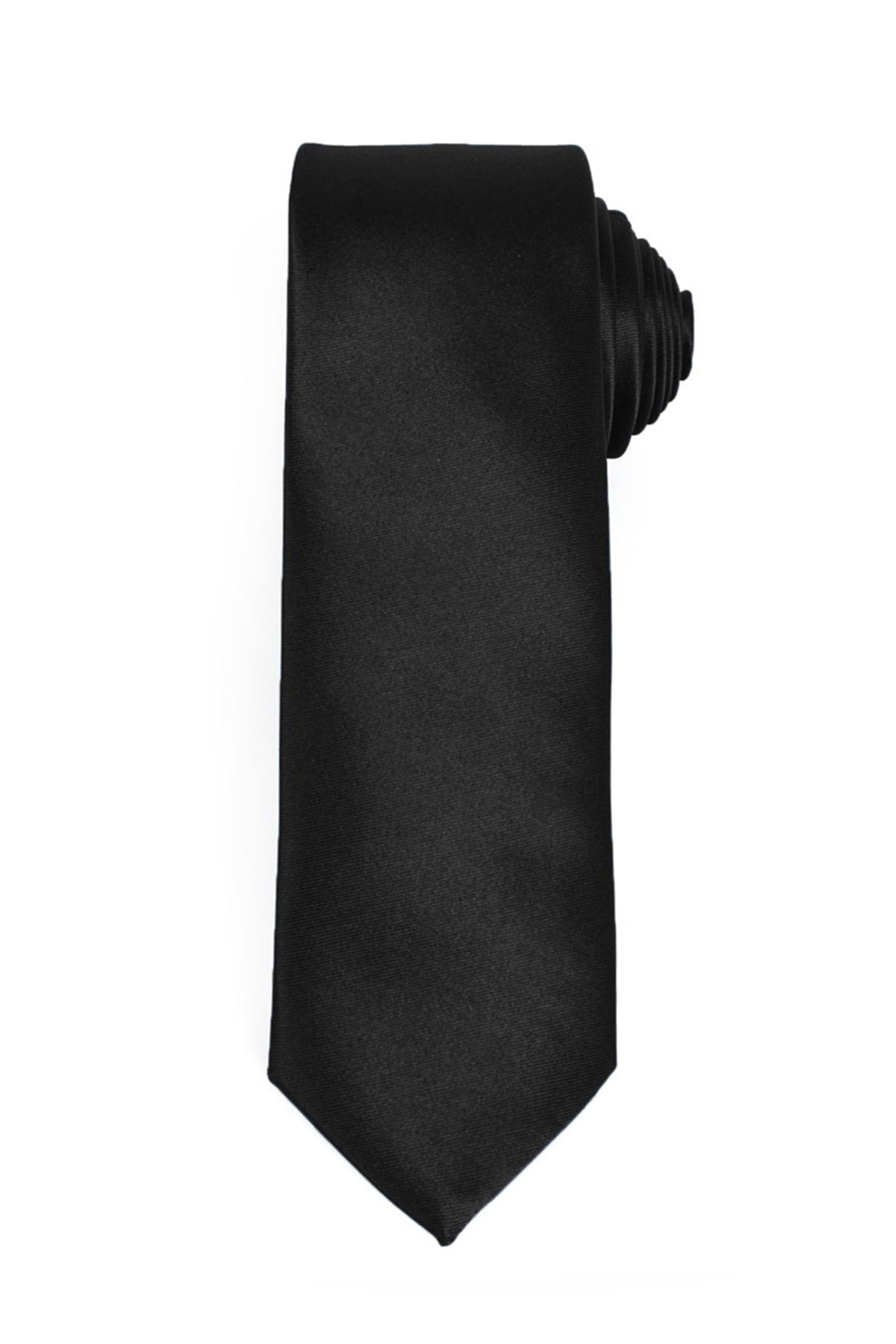 Fekete színű vékony nyakkendő