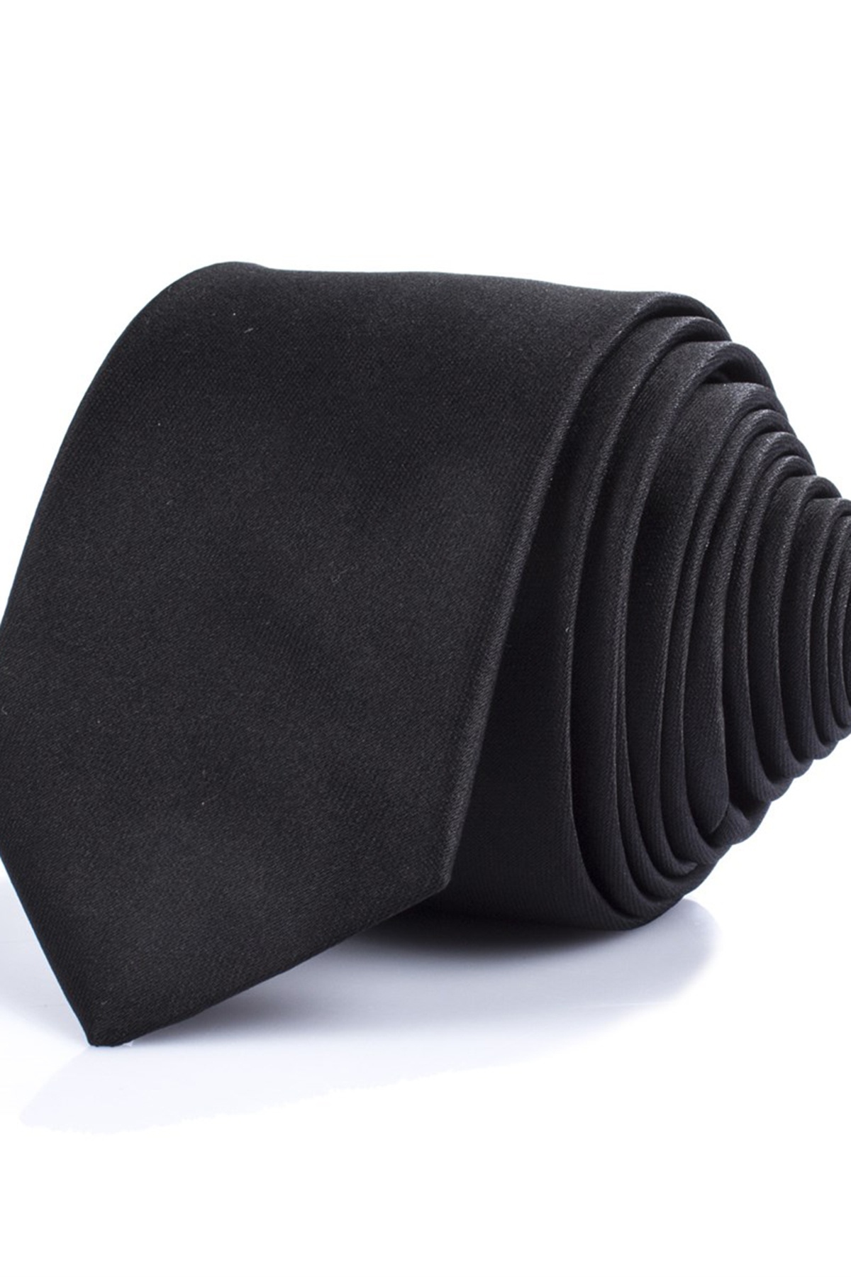 Fekete színű vékony nyakkendő