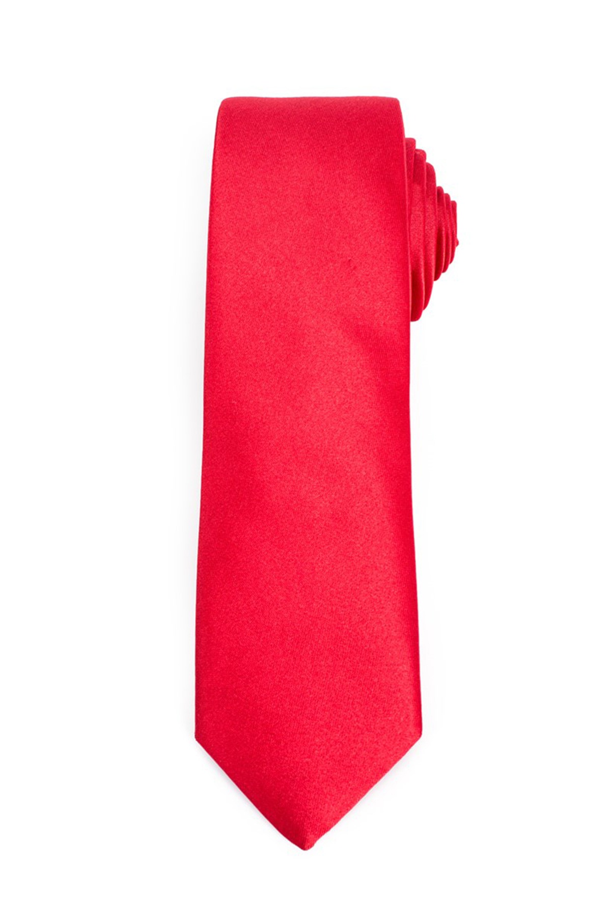 Piros színű vékony nyakkendő
